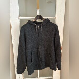Weatherproof Men's Dark Gray Zip-Up Sweater
